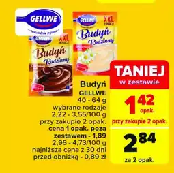 Carrefour Budyń rodzinny śmietankowy Gellwe oferta