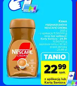Carrefour Kawa Nescafe crema oferta