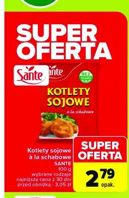 Carrefour Kotlety sojowe a'la schabowe Sante oferta