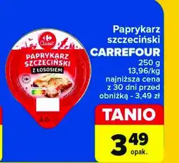 Carrefour Paprykarz szczeciński z łososiem Carrefour classic oferta