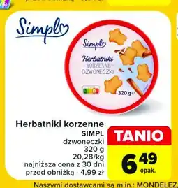 Carrefour Herbatniki korzenne dzwoneczki Simpl oferta