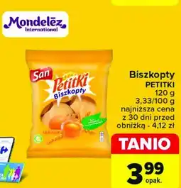 Carrefour Biszkopty SAN PETITKI oferta