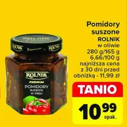Carrefour Pomidory suszone w oleju Rolnik oferta