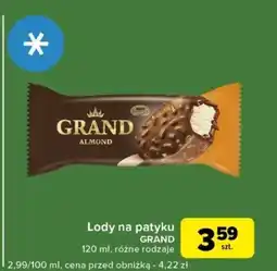 Carrefour Express Lody na patyku GRAND 120 ml oferta