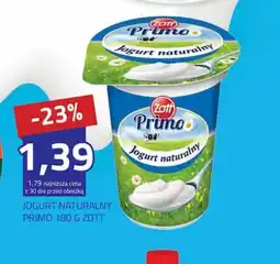 Hildebrandt JOGURT NATURALNY PRIMO 180 G ZOTT oferta