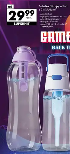 Biedronka Butelka filtrująca Soft z 2 wkładami 500 ml oferta