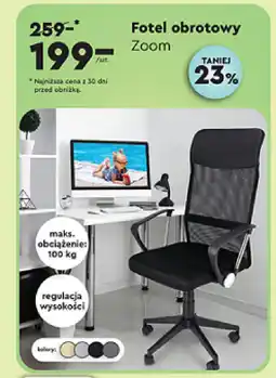Biedronka Fotel obrotowy Zoom oferta