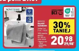 ALDI Ręczniki łazienkowe 50 x 100 cm Novitesse oferta