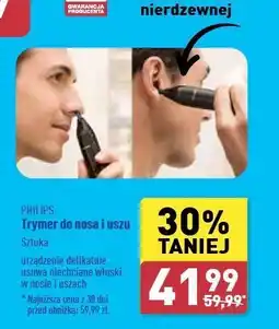 ALDI Trymer do nosa i uszu nt5650/16 Philips oferta