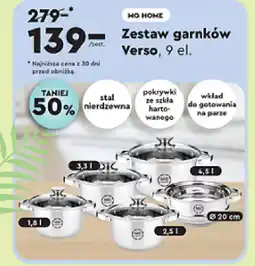 Biedronka Zestaw garnków Verso, 9 el. oferta