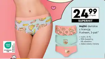 Biedronka Majtki damskie z licencją Pusheen, 3-pak oferta