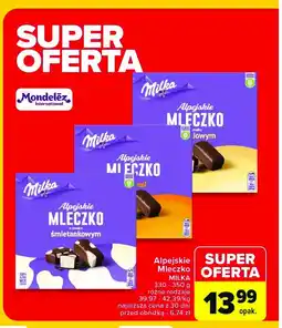 Carrefour Market Czekoladki waniliowe Milka alpejskie mleczko oferta
