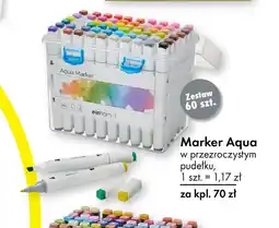 Marker Aqua w przezroczystym pudełku 60 szt.