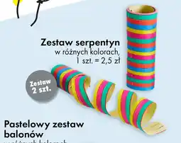 Tedi Zestaw serpentyn 2 szt. oferta