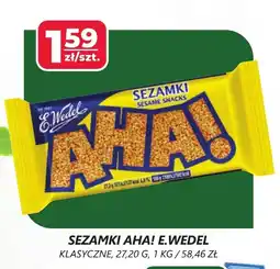 Top Market SEZAMKI AHA! E.WEDEL KLASYCZNE, 27,20 G oferta