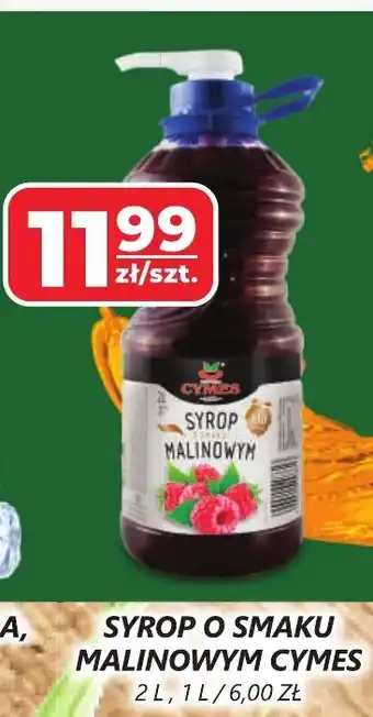 Top Market SYROP O SMAKU MALINOWYM CYMES 2 L oferta