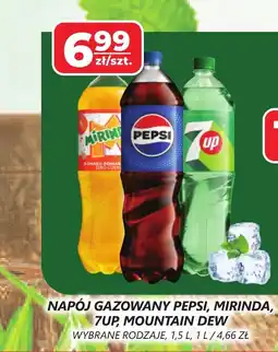 Top Market NAPÓJ GAZOWANY PEPSI, MIRINDA, 7UP, MOUNTAIN DEW 1,5 L oferta