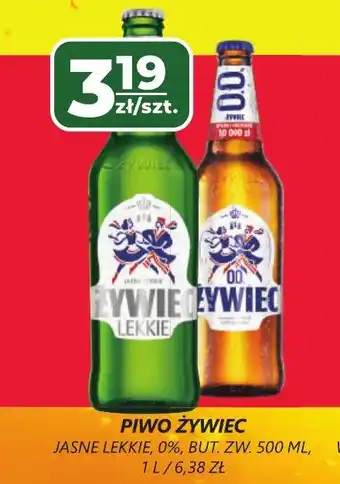 Top Market PIWO ŻYWIEC JASNE LEKKIE, 0%, 500 ML oferta