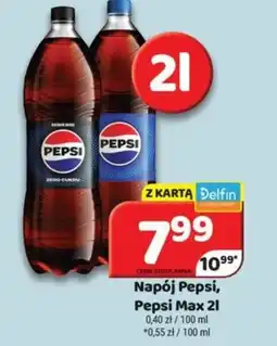 Delfin Napój Pepsi, Pepsi Max 2 l oferta