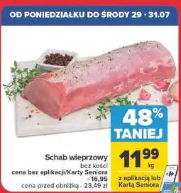 Carrefour Schab wieprzowy oferta