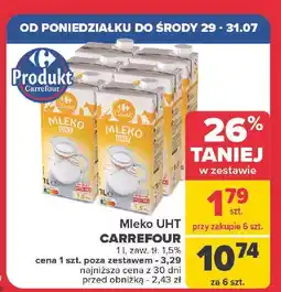 Carrefour Mleko 1.5% Carrefour Classic oferta