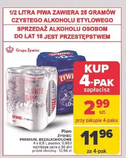 Carrefour Piwo Żywiec Bezalkoholowe oferta