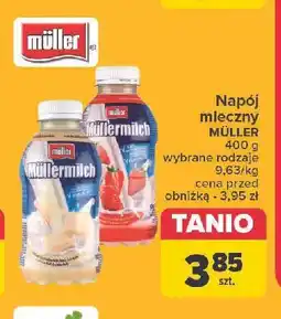 Carrefour Napój mleczny biała czekolada i orzech macadamia Mullermilch Limited oferta