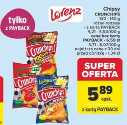 Carrefour Chipsy paprykowe Crunchips oferta