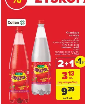 Carrefour Oranżada czerwona Hellena oferta