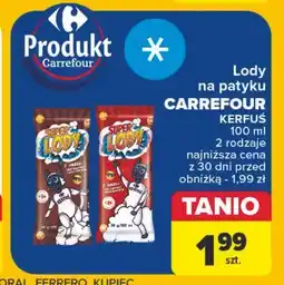 Carrefour Lody kerfuś truskawkowe Carrefour oferta