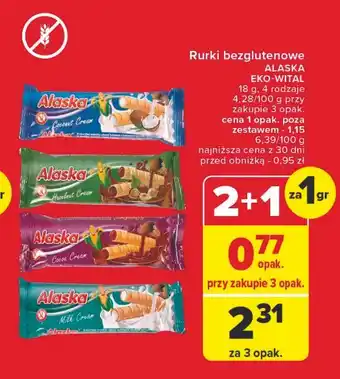 Carrefour Rurki kukurydziane z nadzieniem mlecznym Alaska oferta