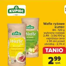 Carrefour Wafle ryżowe ze słonecznikiem Kupiec oferta