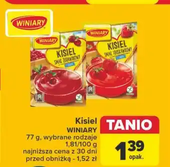 Carrefour Kisiel żurawinowy Winiary oferta