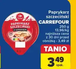 Carrefour Paprykarz szczeciński z łososiem Carrefour Classic oferta