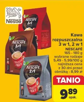 Carrefour Kawa Nescafe 3In1 Classic oferta