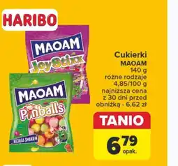 Carrefour Cukierki rozpuszczalne joystixx Haribo Maoam oferta