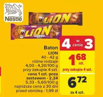 Carrefour Baton Lion Chocolate oferta