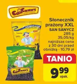 Carrefour Słonecznik prażony solony San Sanycz oferta