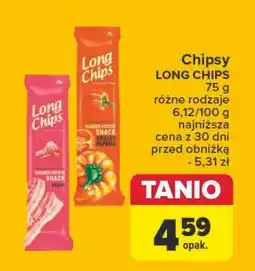 Carrefour Chipsy bekonowe Long Chips oferta