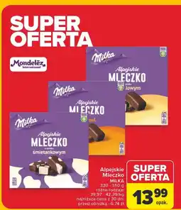 Carrefour Czekoladki caramel Milka Alpejskie Mleczko oferta
