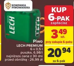 Carrefour Piwo Lech Premium oferta
