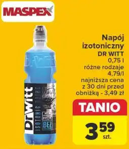 Carrefour Napój izotoniczny niebieski Dr Witt oferta