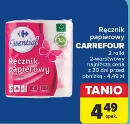Carrefour Ręcznik kuchenny Carrefour Essential oferta