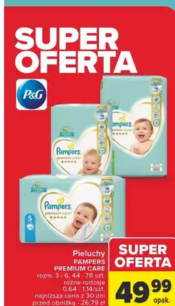 Carrefour Pieluchy dla dzieci 4 Pampers Premium Care oferta
