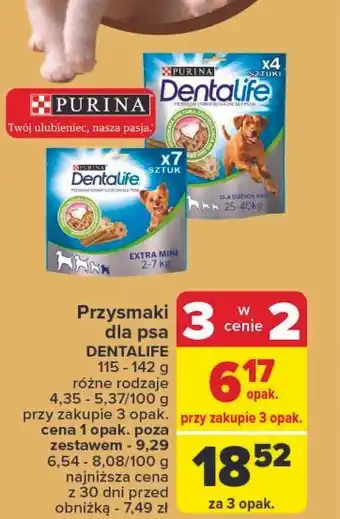 Carrefour Przysmak dla psa large Purina Dentalife oferta