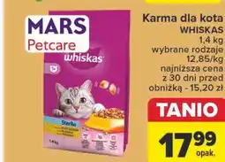 Carrefour Karma dla kota z kurczakiem Whiskas Sterile oferta