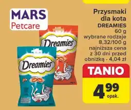 Carrefour Przysmak dla kota z kurczakiem Dreamies oferta