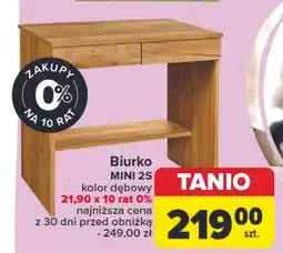 Carrefour Biurko mini 2s 80 x 76 50.5 cm oferta
