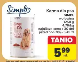 Carrefour Karma w sosie z wołowiną Simpl oferta