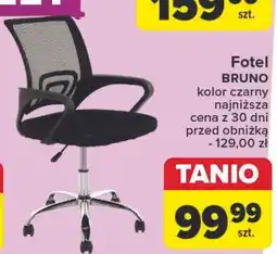Carrefour Fotel bruno czarny oferta